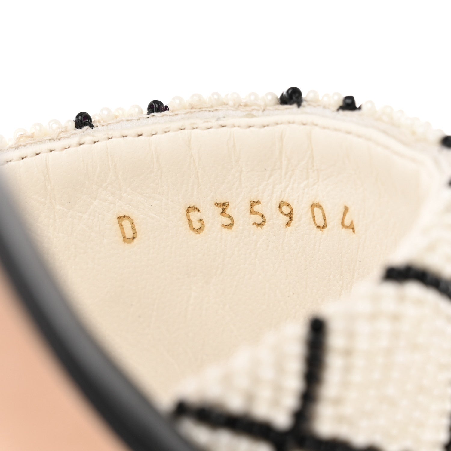 Chanel Pearl Embroidery CC Mules 37.5 Black White 9 of 18