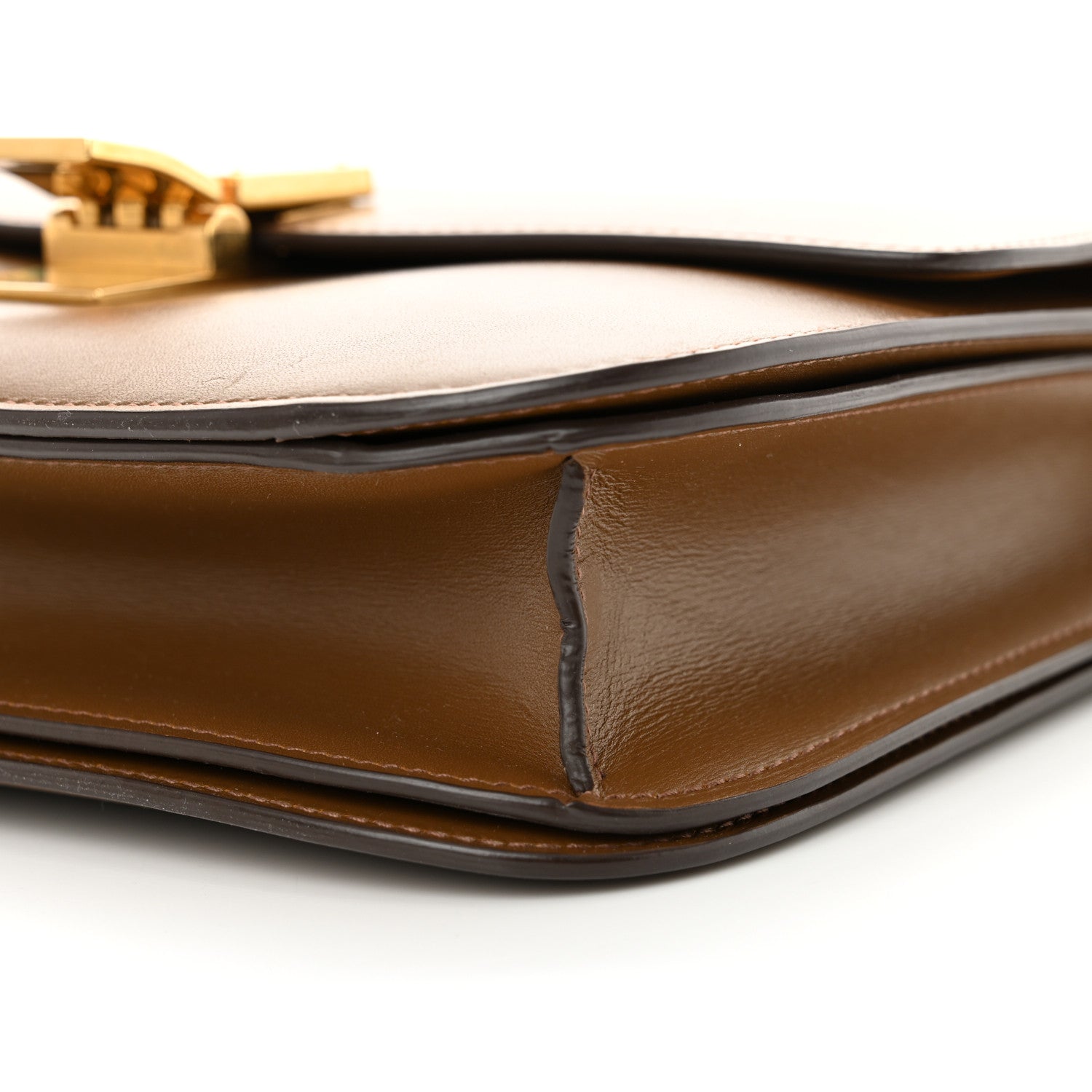 Celine Box Calfskin Medium Classic Box Flap Bag Camel 10 of 15