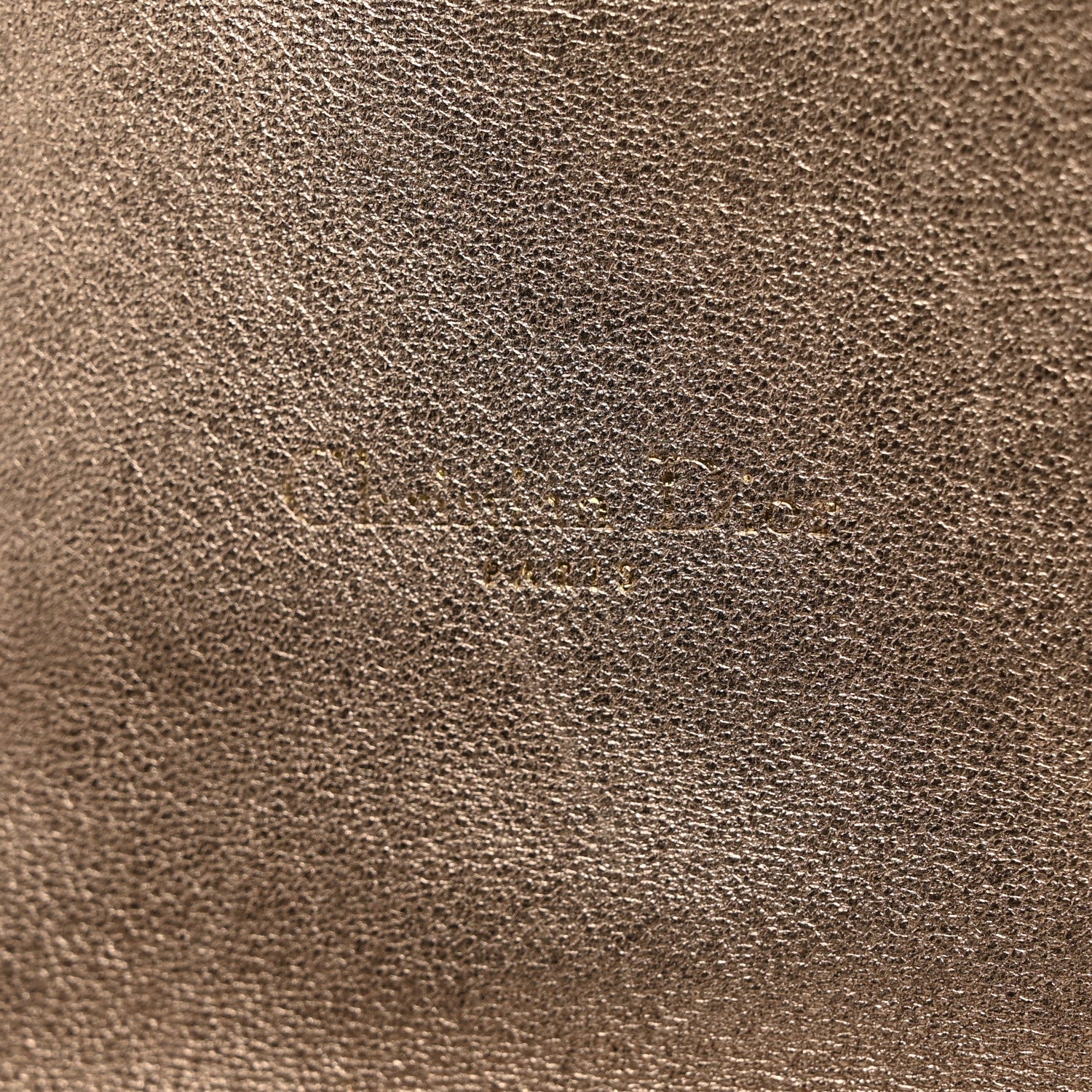 Christian Dior Metallic Lambskin Cannage Wallet on Chain Gold 6 of 10