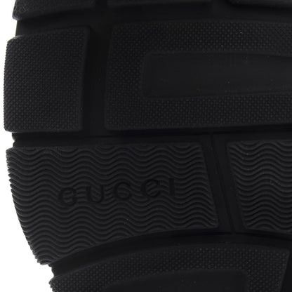 Gucci X SEGA Nappa Mesh Mens Aguru Sandals 10.5 Loess Black 7 of 9