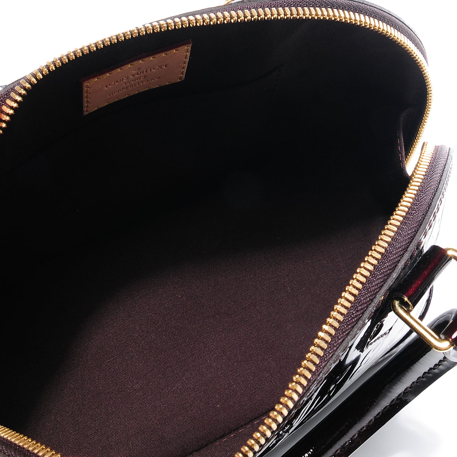 Louis Vuitton Vernis Alma BB Amarante 5 of 7