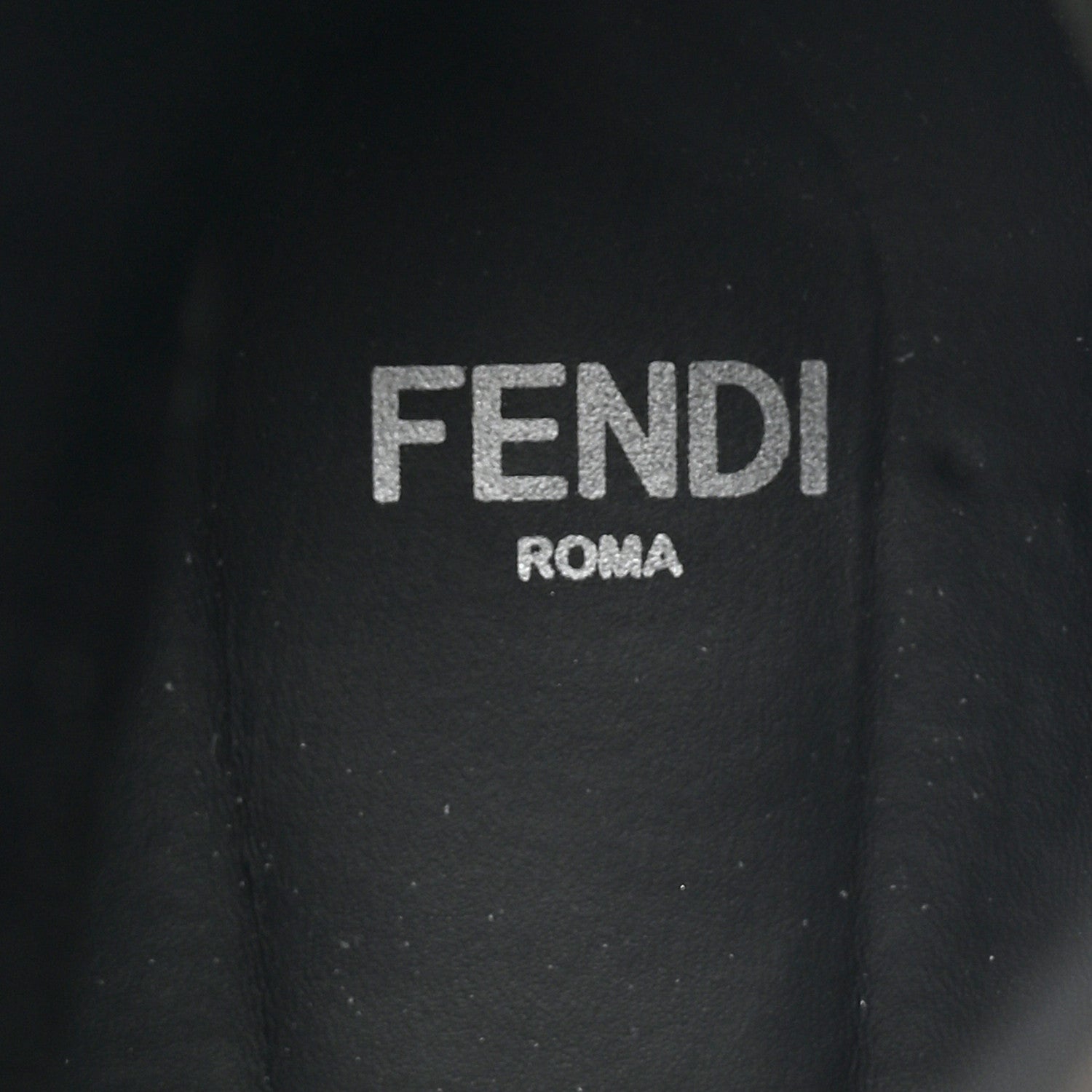 Fendi Calfskin Stretch Fabric Rockoko Biker Boots 38.5 Tobacco Black Marino 8 of 8