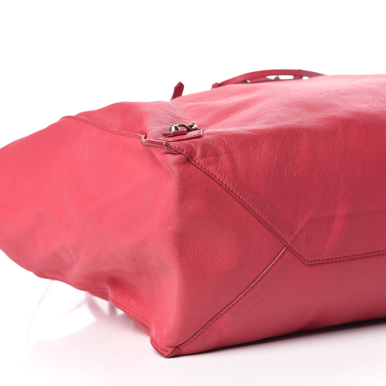 Balenciaga Veau Papier A4 Zip Around Tote Rouge Grenade 5 of 15