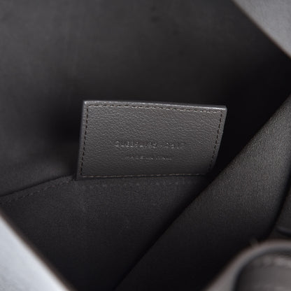 Saint Laurent Calfskin Large Shopping Tote Dark Grey 7 of 9