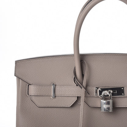 Hermes Togo Birkin 35 Gris Asphalte 12 of 31