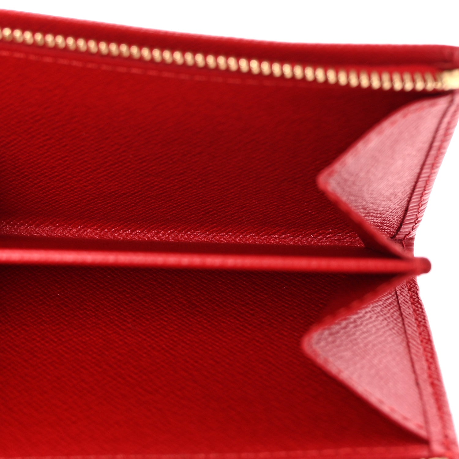 Louis Vuitton Epi Porte-Monnaie Billets Tresor Wallet Castillan Red 5 of 6