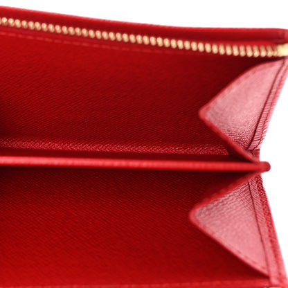Louis Vuitton Epi Porte-Monnaie Billets Tresor Wallet Castillan Red 5 of 6