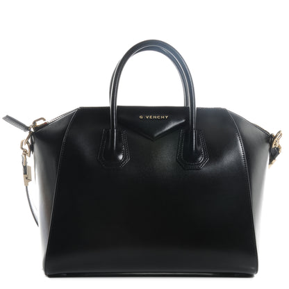 Givenchy Shiny Lord Calfskin Medium Antigona Black 1 of 10