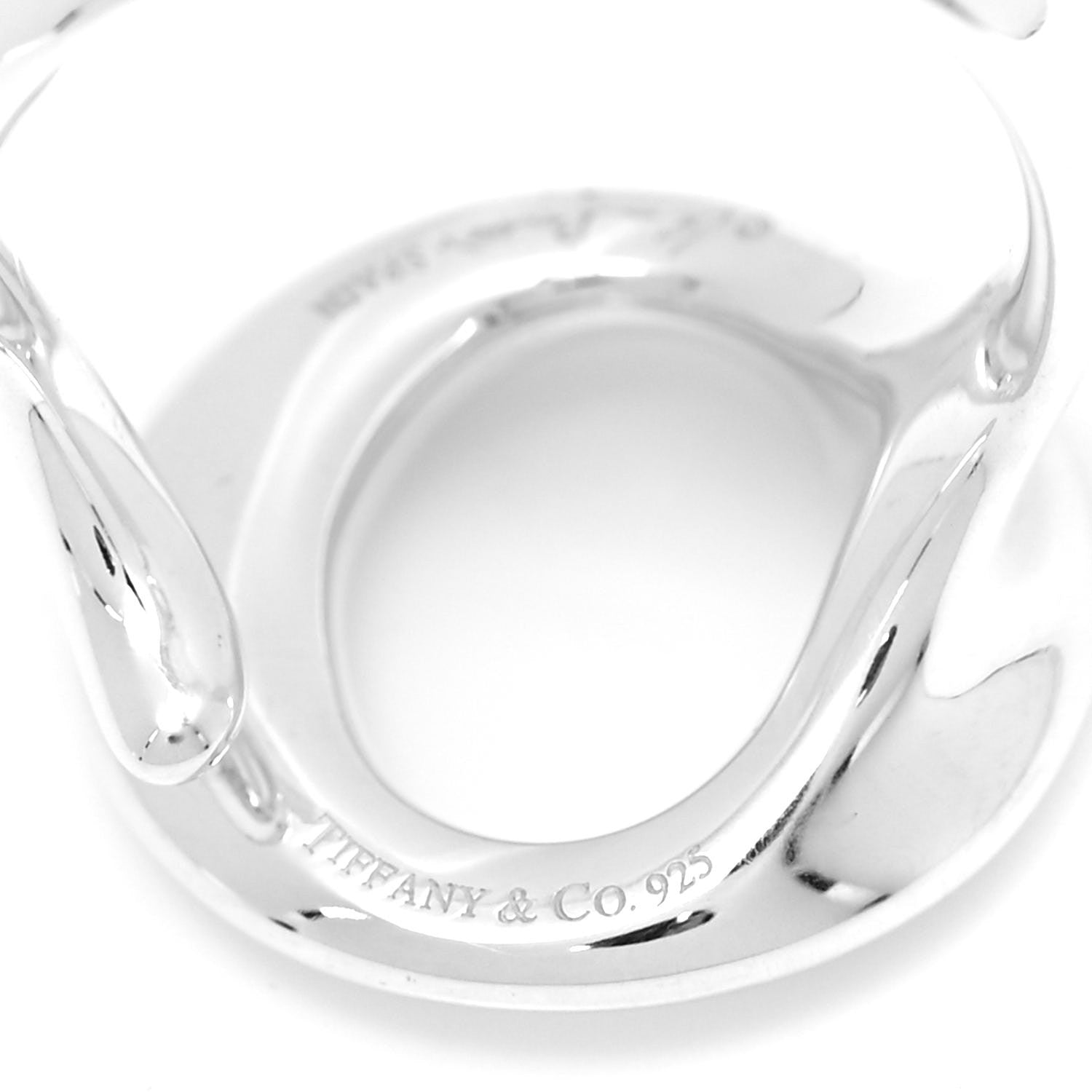 Tiffany Sterling Silver Elsa Peretti Sevillana Ring 58 8.25 4 of 5