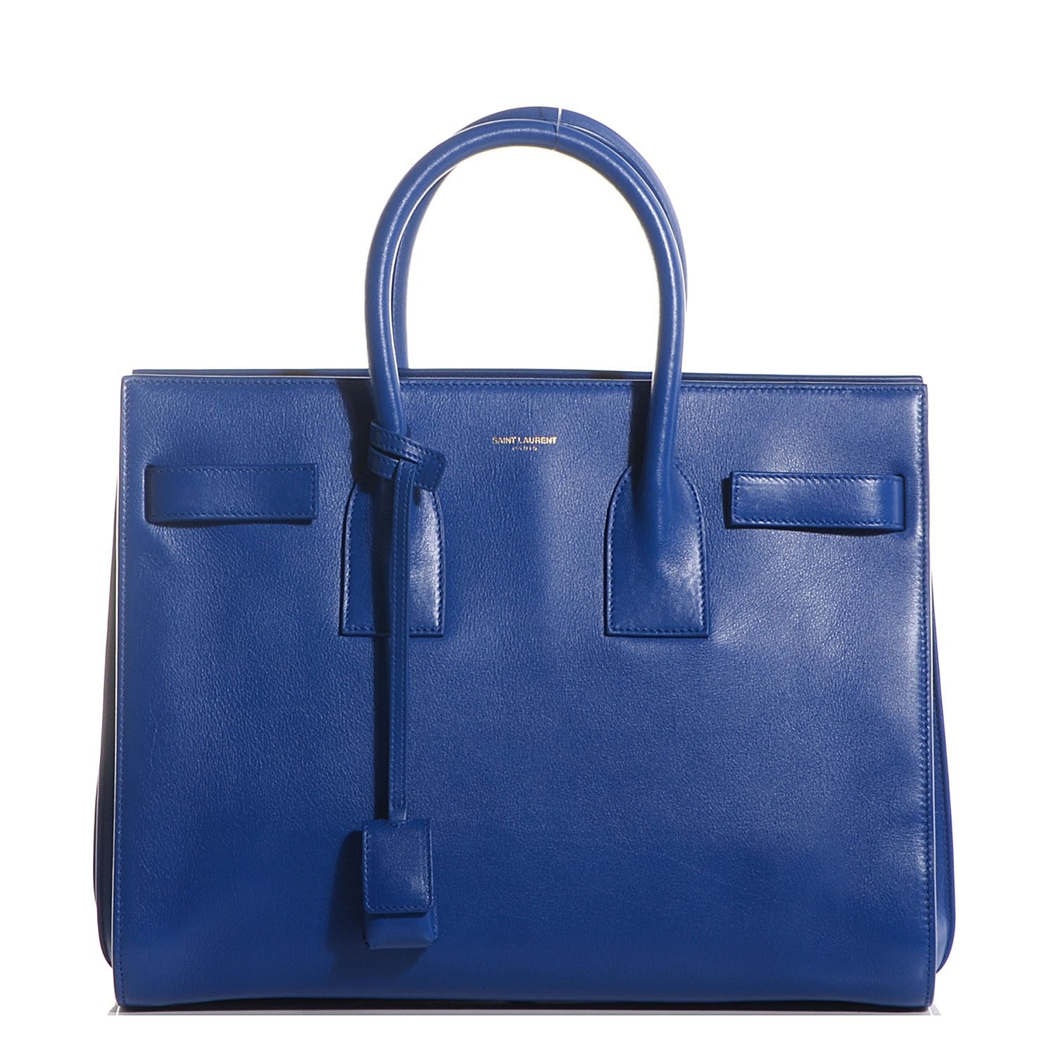 Saint Laurent Calfskin Small Sac De Jour Blue Majorelle 1 of 8