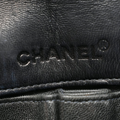 Chanel Lambskin East West Chocolate Bar Flap Black 6 of 14