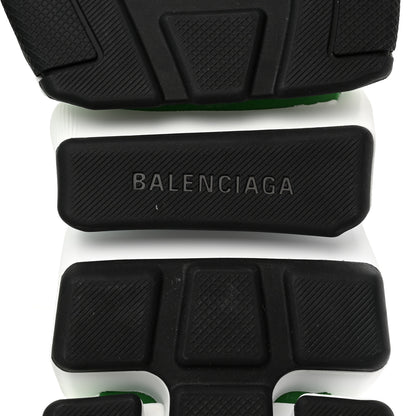 Balenciaga Technical 3D Recycled Knit Bi-Color Sole Mens Speed 2.0 Sneakers 42 Green 7 of 10
