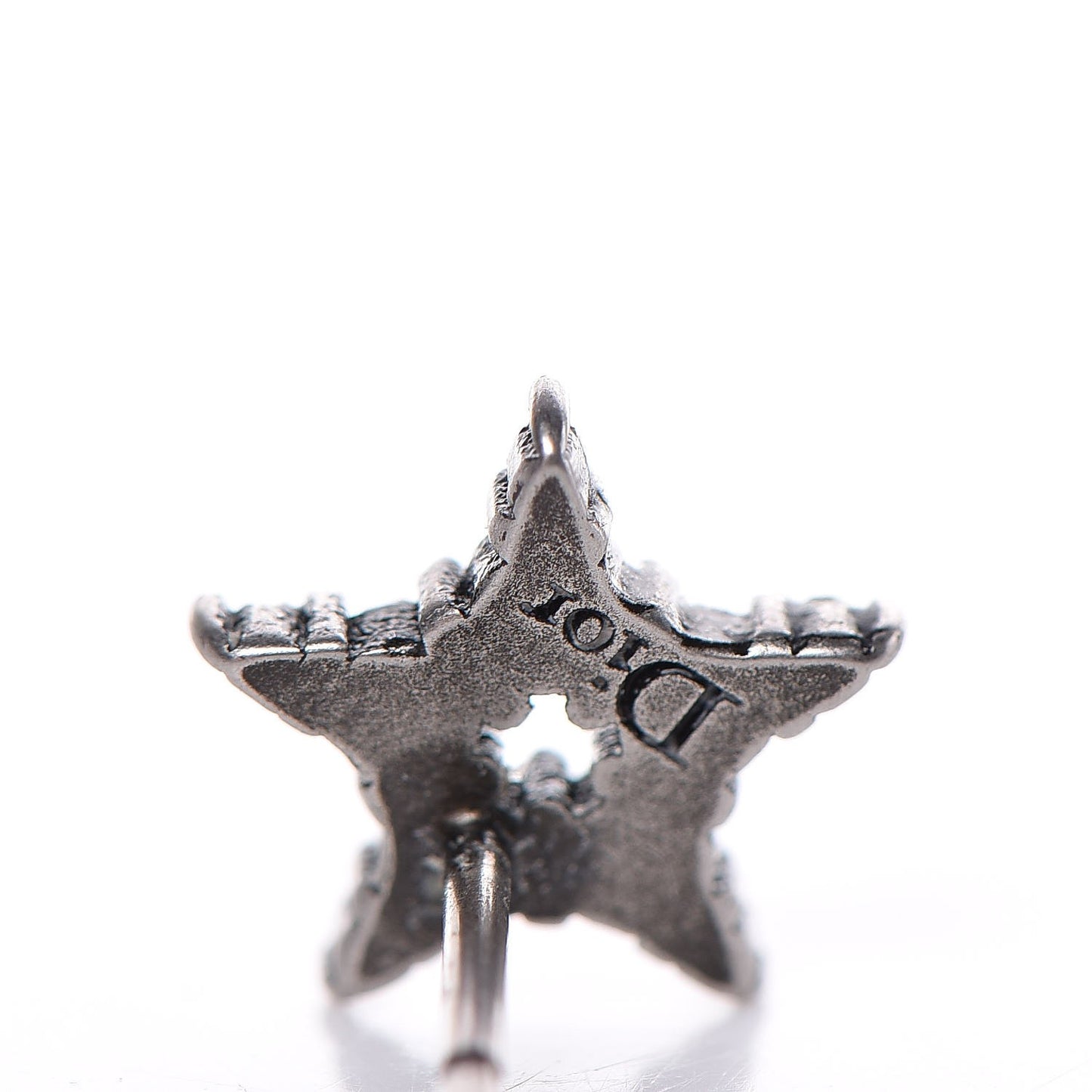 Pearl Crystal Star Mise En Dior Tribal Earrings Grey