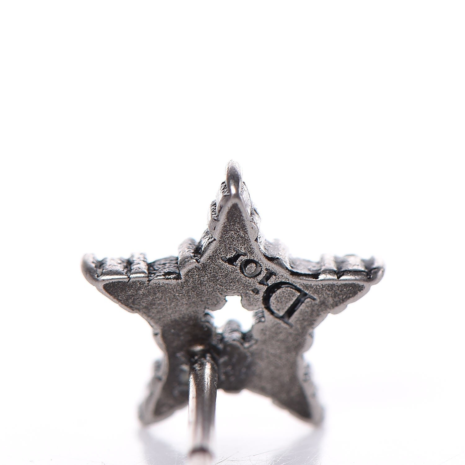 Christian Dior Pearl Crystal Star Mise En Dior Tribal Earrings Grey 5 of 5