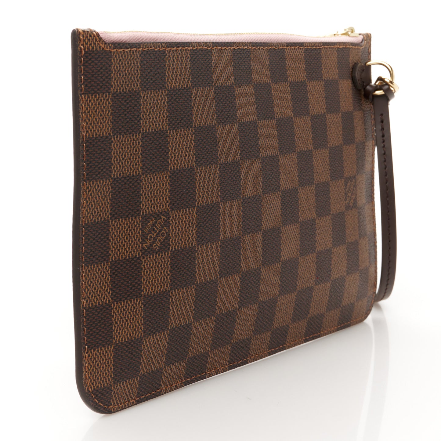 Damier Ebene Neverfull MM GM Pochette Rose Ballerine