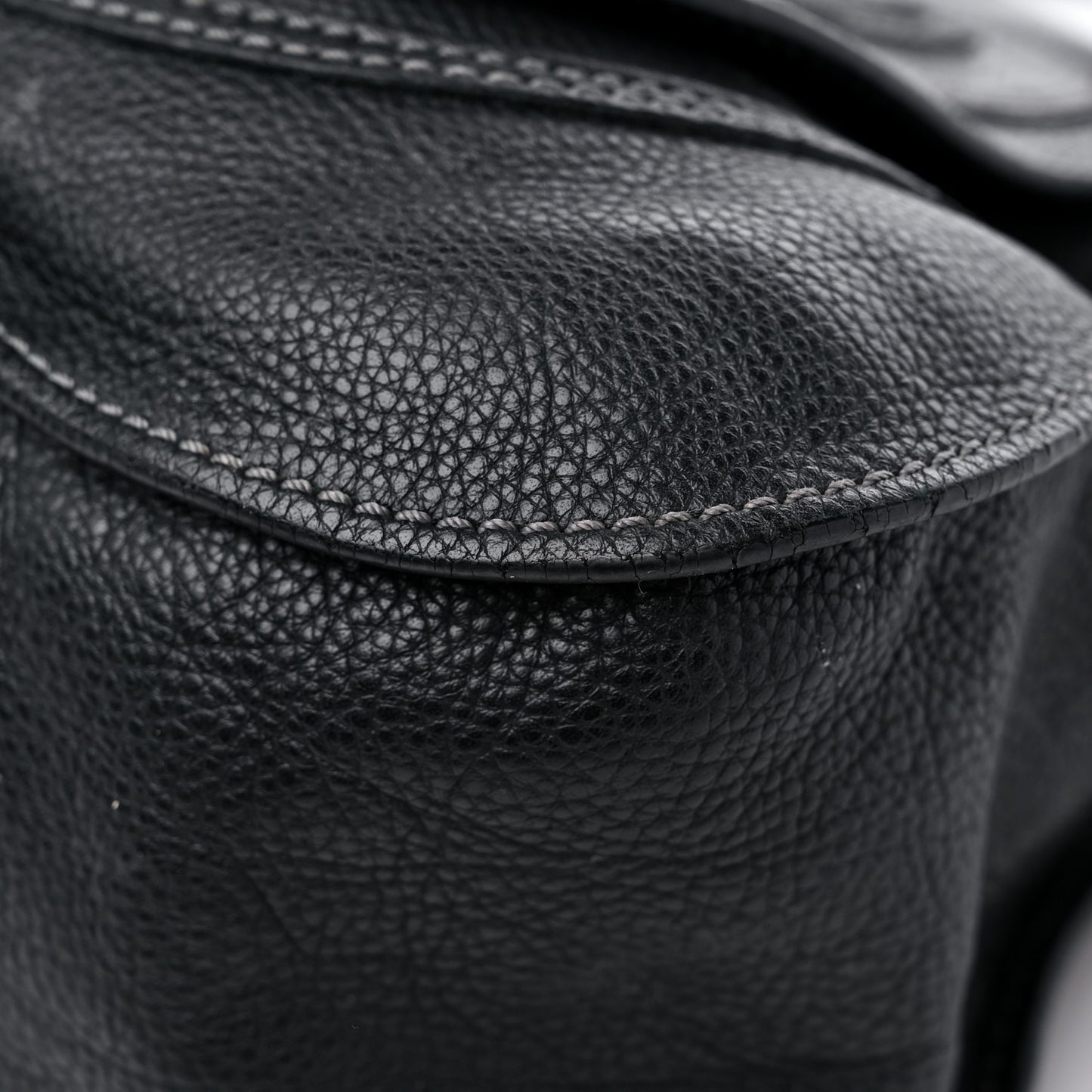 Calfskin Small Marcie Satchel Black
