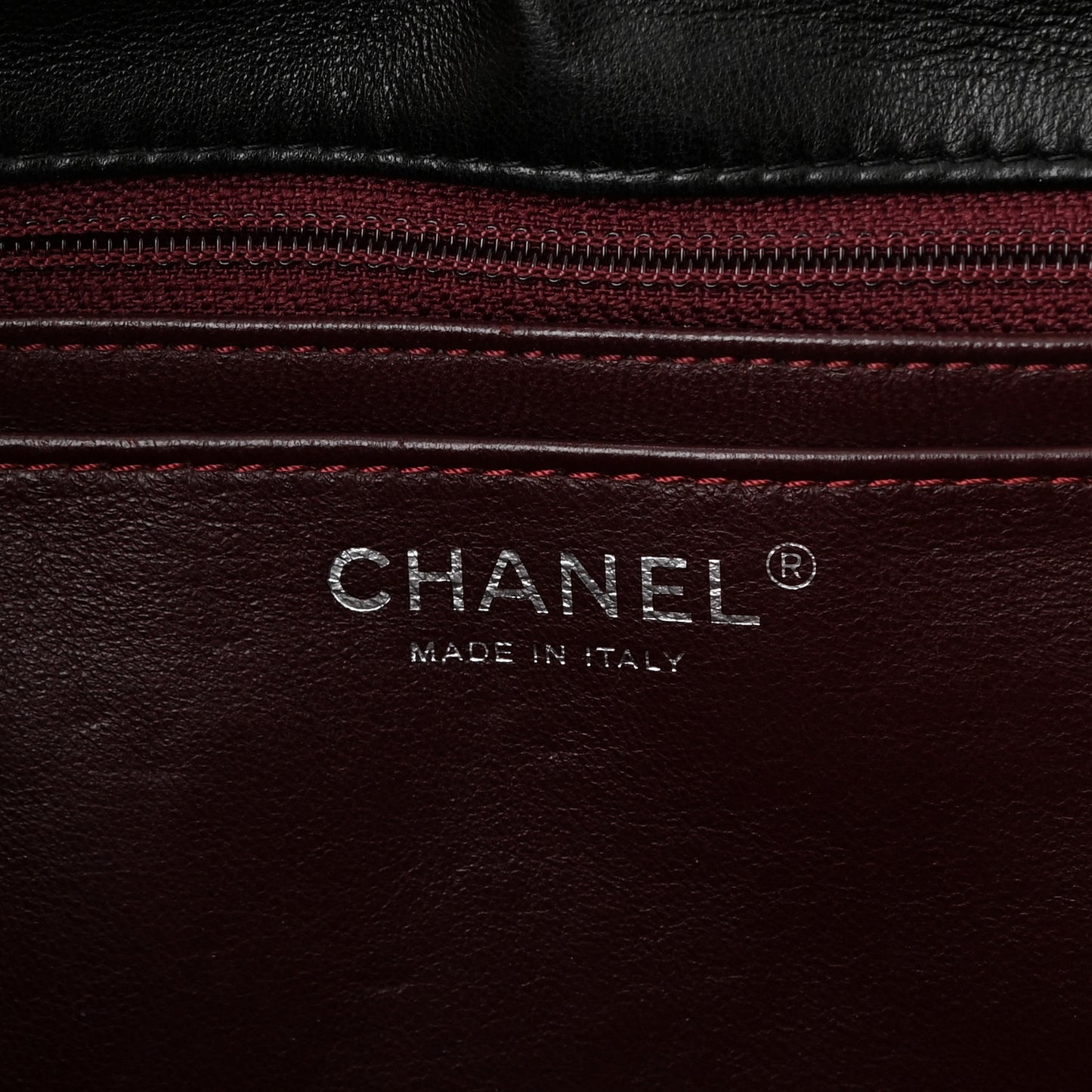 Lambskin Quilted Jumbo Single Flap Black