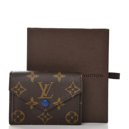 Louis Vuitton Monogram Compact Marie Wallet Blue 7 of 7