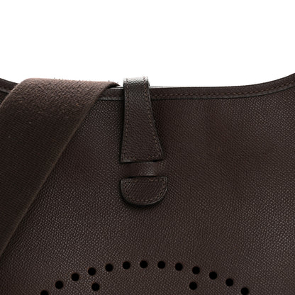 Hermes Epsom Evelyne PM Chocolate 8 of 12