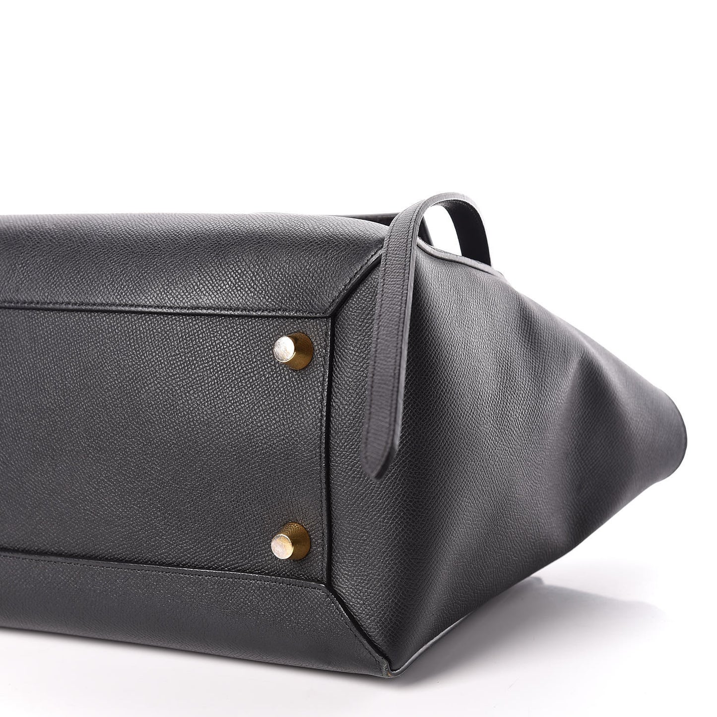 Grained Calfskin Mini Belt Bag Black