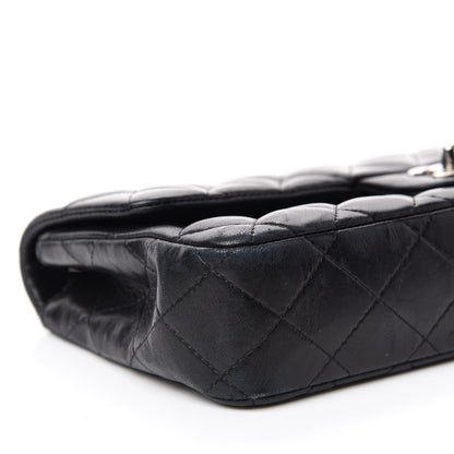 Chanel Lambskin Quilted East West Flap Black 6 of 12