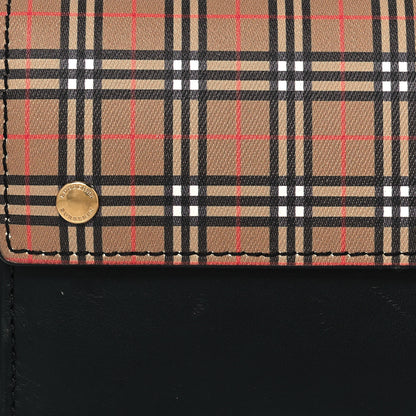 Burberry Calfskin Mini Vintage Check Harris Wallet Antique Yellow 7 of 14