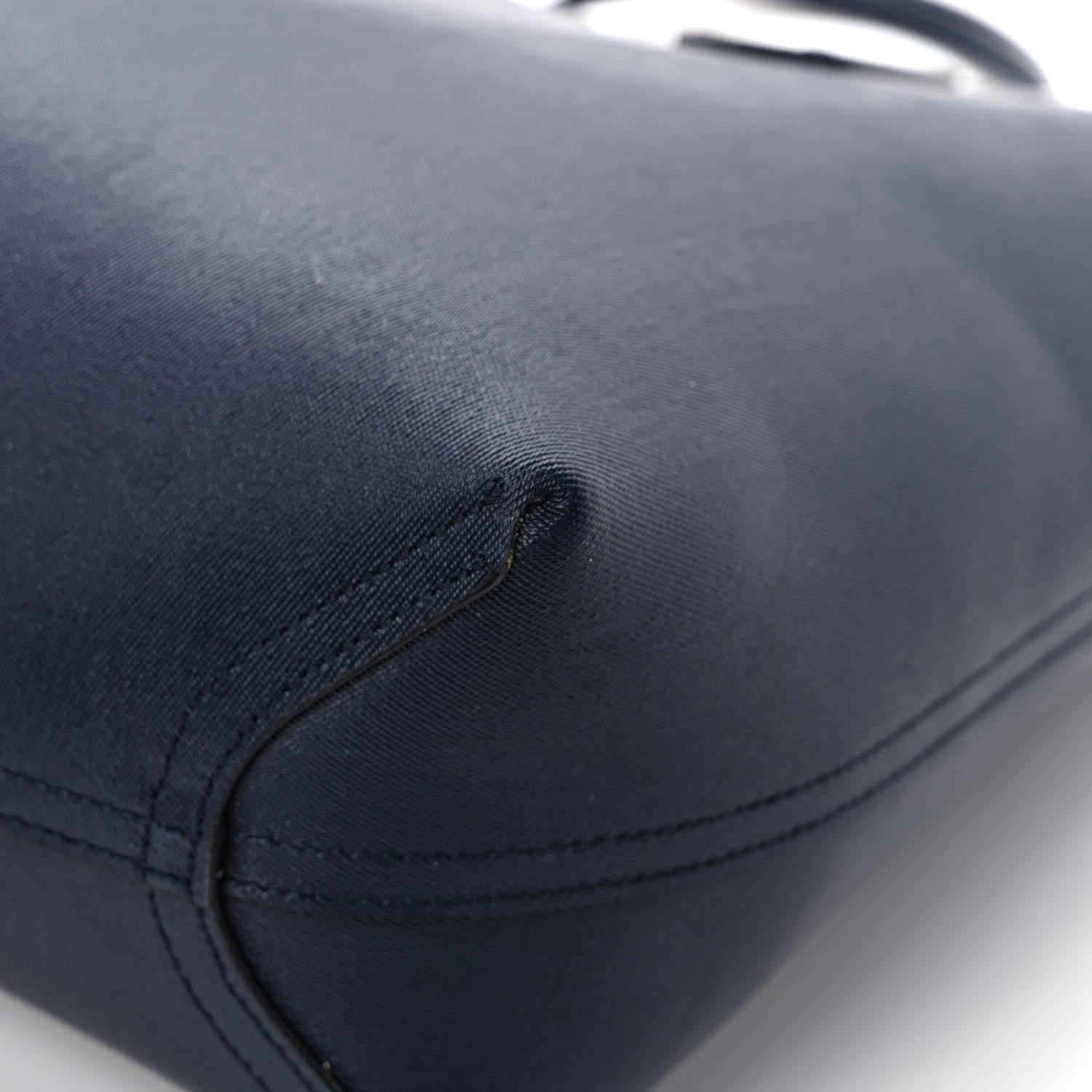 Gucci GG Supreme Monogram Blooms Small Reversible Tote Beige Blue Navy 16 of 17