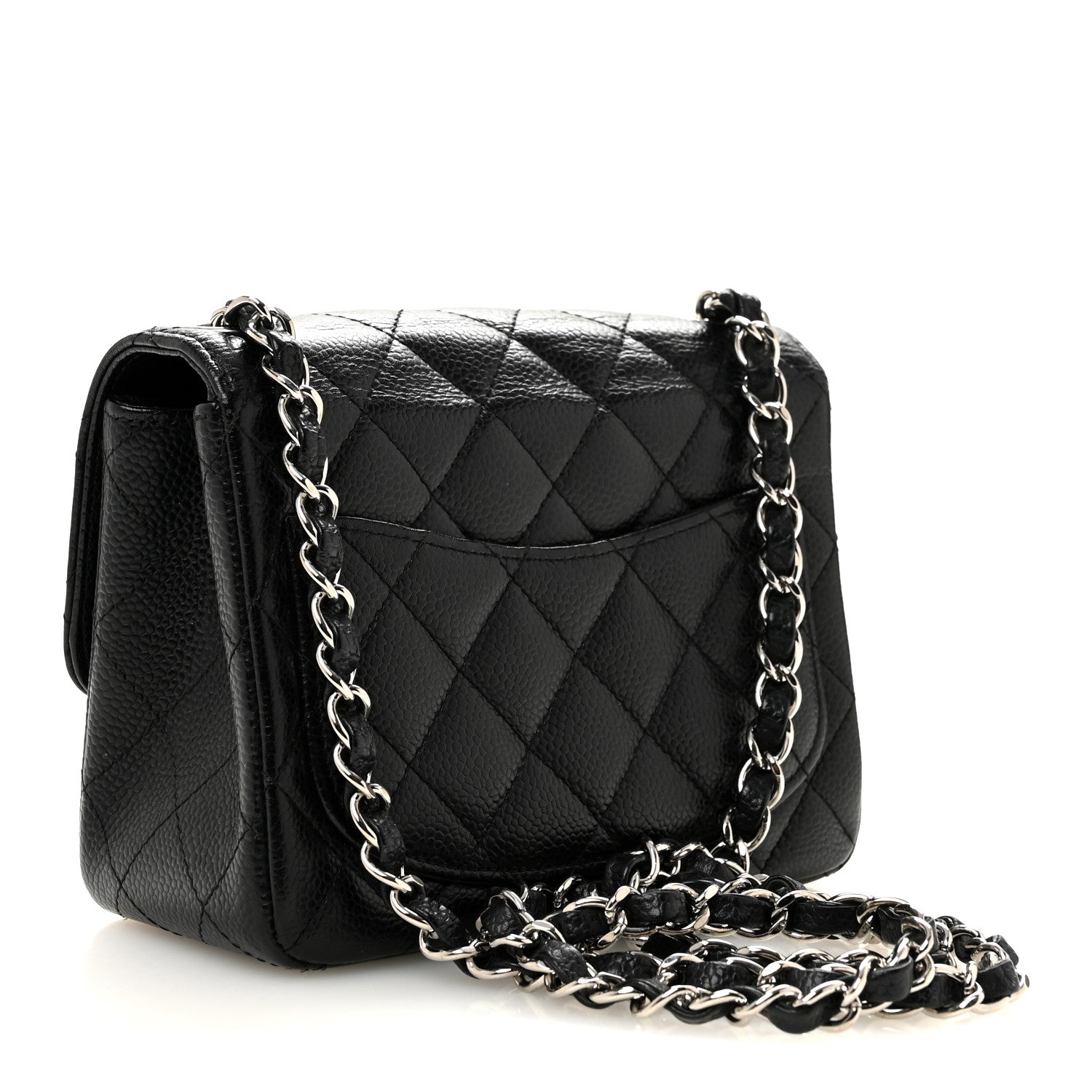 Chanel Caviar Quilted Mini Square Flap Black 3 of 14