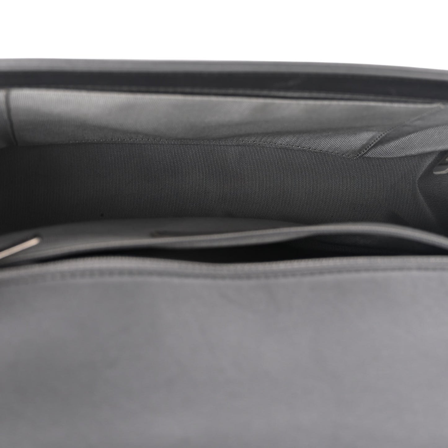 Metallic Lambskin Quilted New Medium Boy Flap Dark Silver