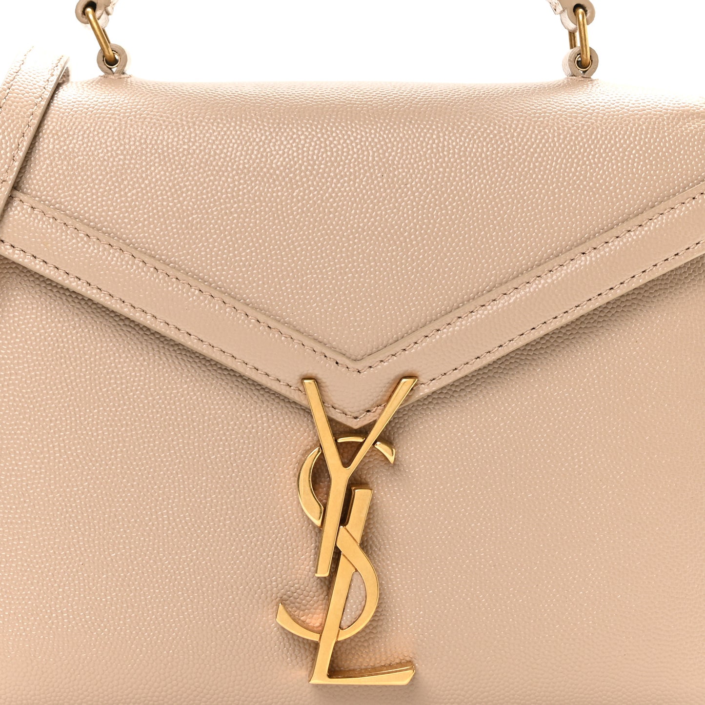 Grain de Poudre Mini Classic Monogram Cassandra Top Handle Beige