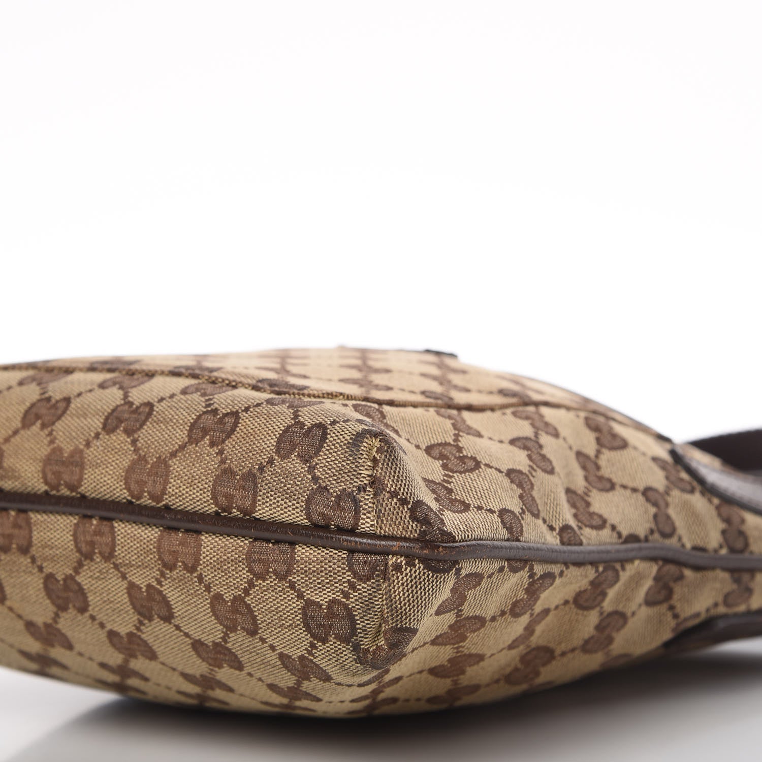 Gucci Monogram Flat Messenger Bag Dark Brown 7 of 10