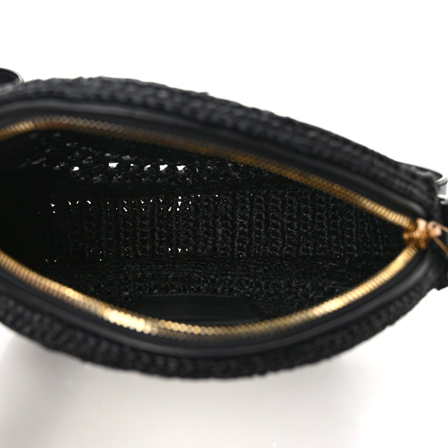 Saint Laurent Raffia Sac Round Black 5 of 8