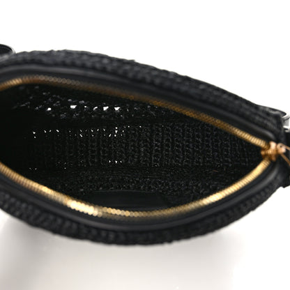 Saint Laurent Raffia Sac Round Black 5 of 8