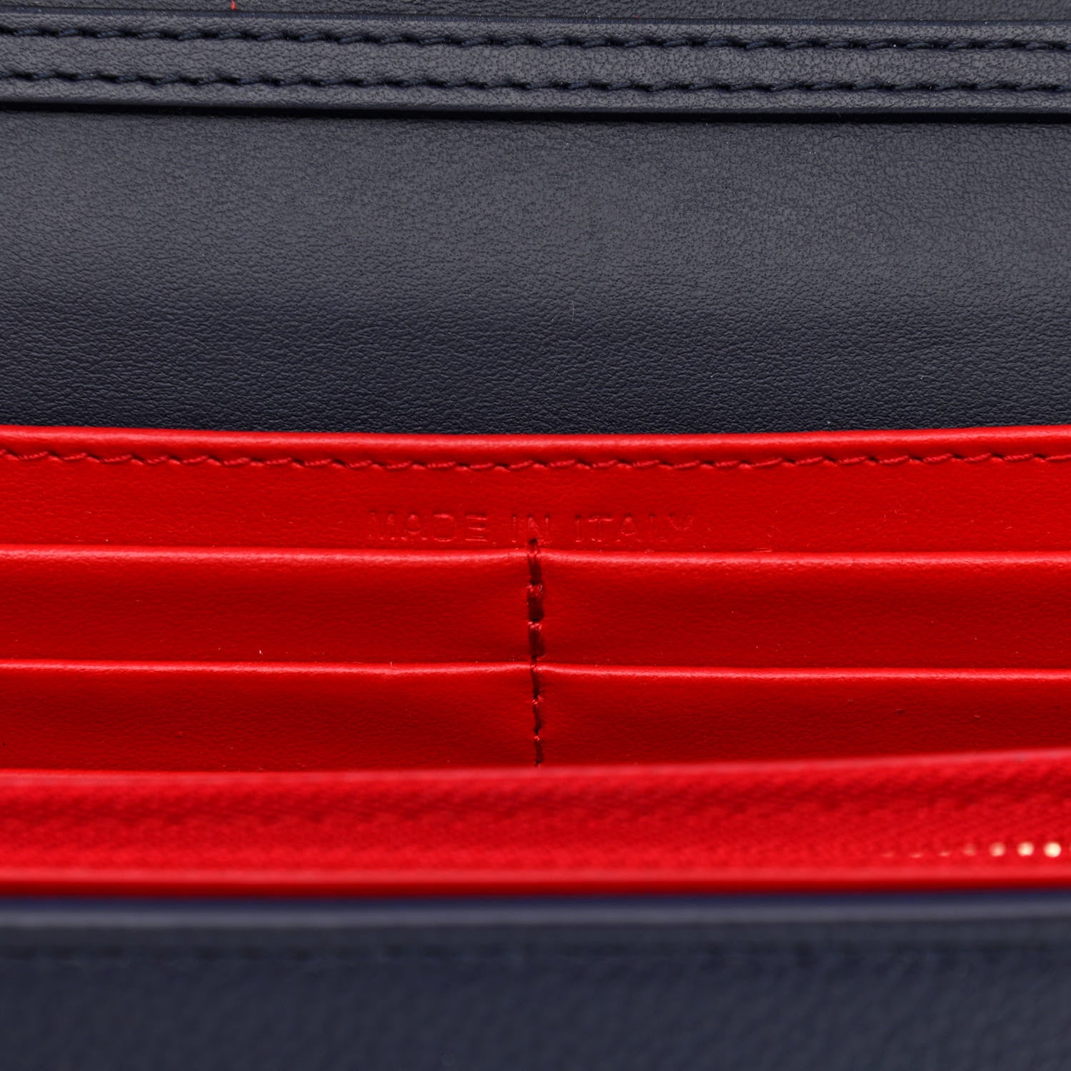 Christian Louboutin Calfskin Spikes Loubinthesky Paloma Clutch Navy 6 of 10