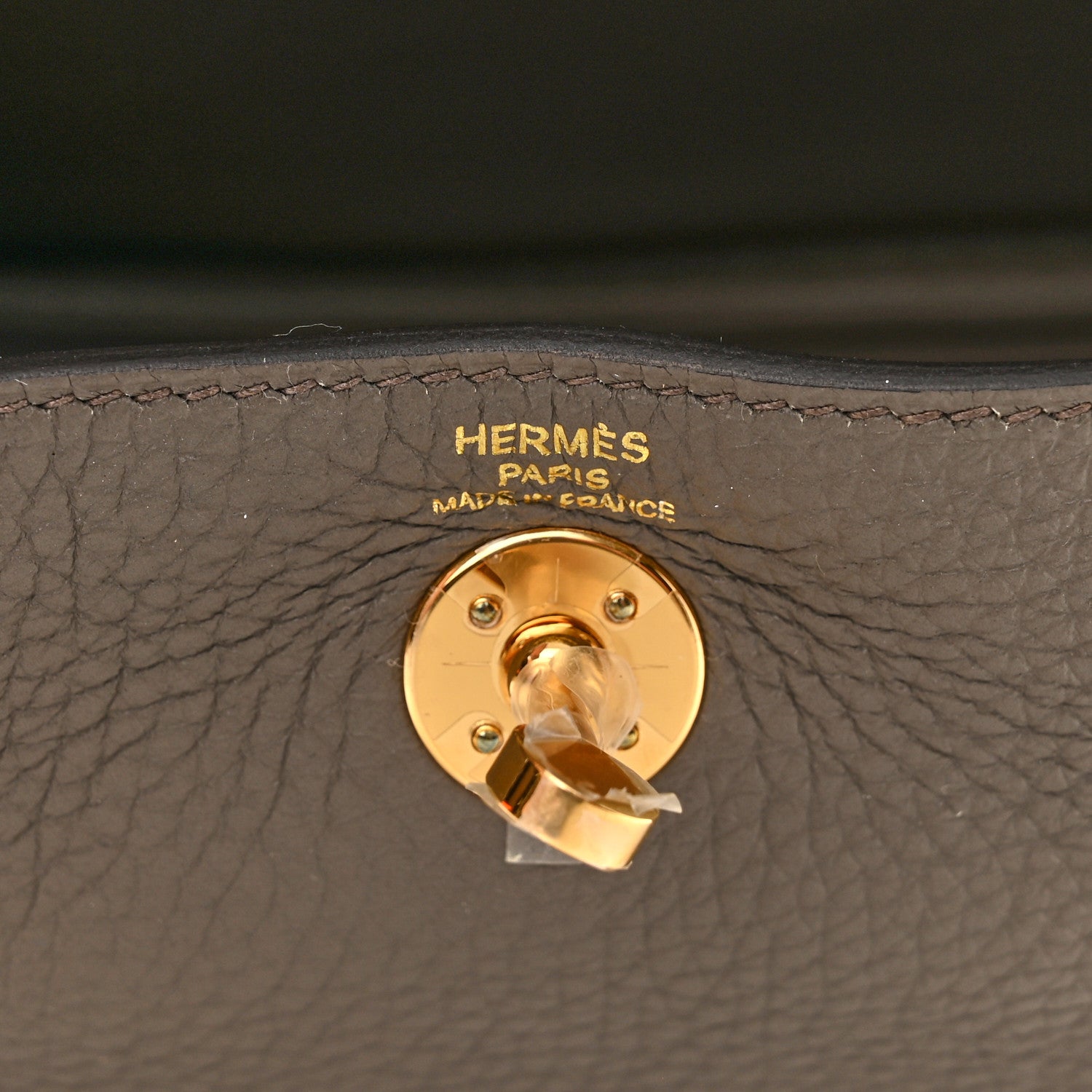 Hermes Taurillon Clemence Mini Lindy 20 Etain 6 of 11