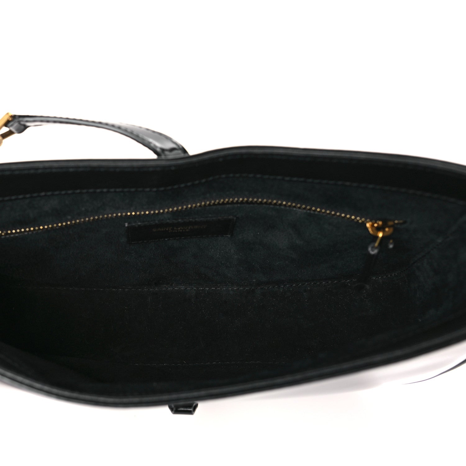 Saint Laurent Patent Le 5 A 7 Hobo Black 5 of 9