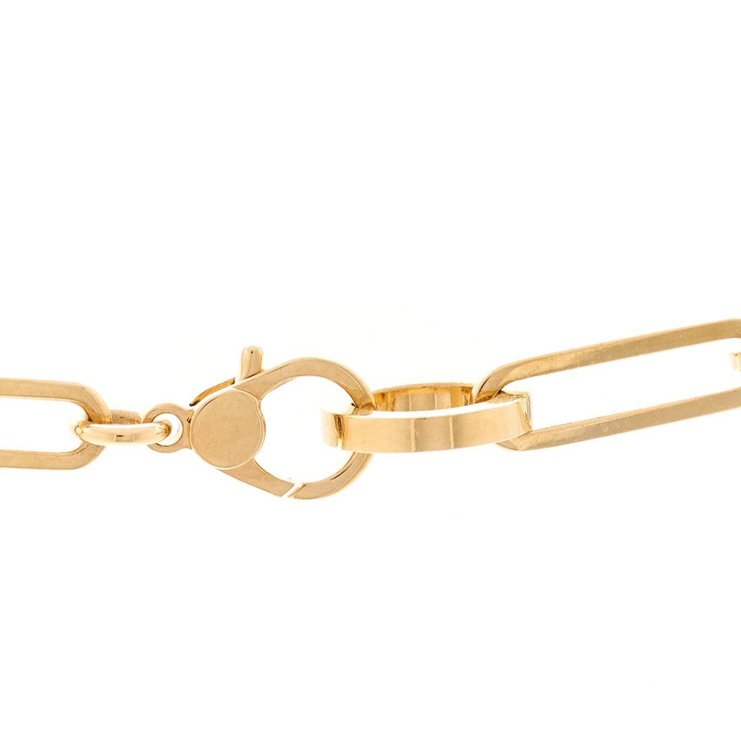 18K Yellow Gold Diamond Kelly Chaine Choker Necklace