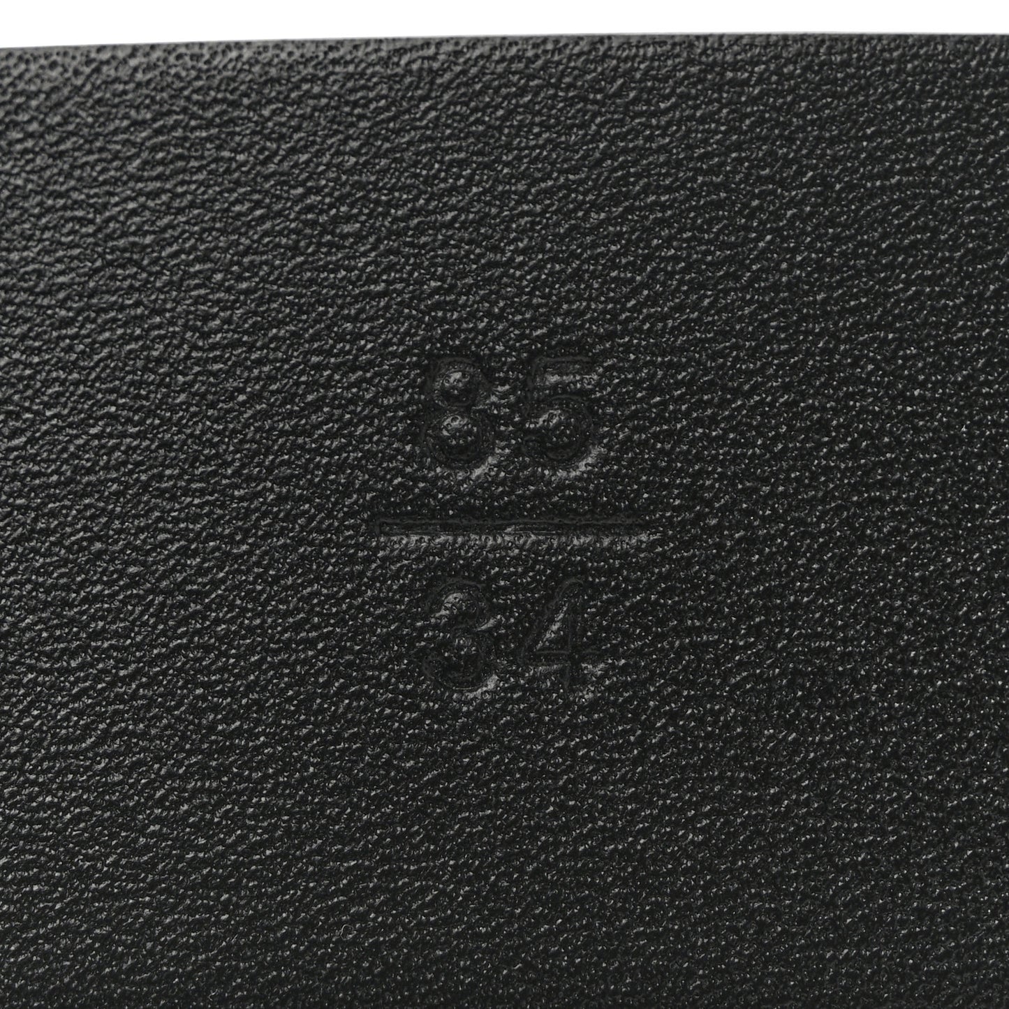 Calfskin CC Chain Belt 85 34 Black