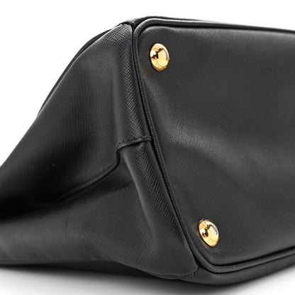 Prada Saffiano Medium Galleria Double Zip Tote Black 8 of 19