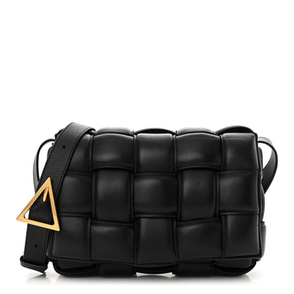 Bottega Veneta Nappa Maxi Intreccio Padded Cassette Crossbody Bag Black 1 of 16