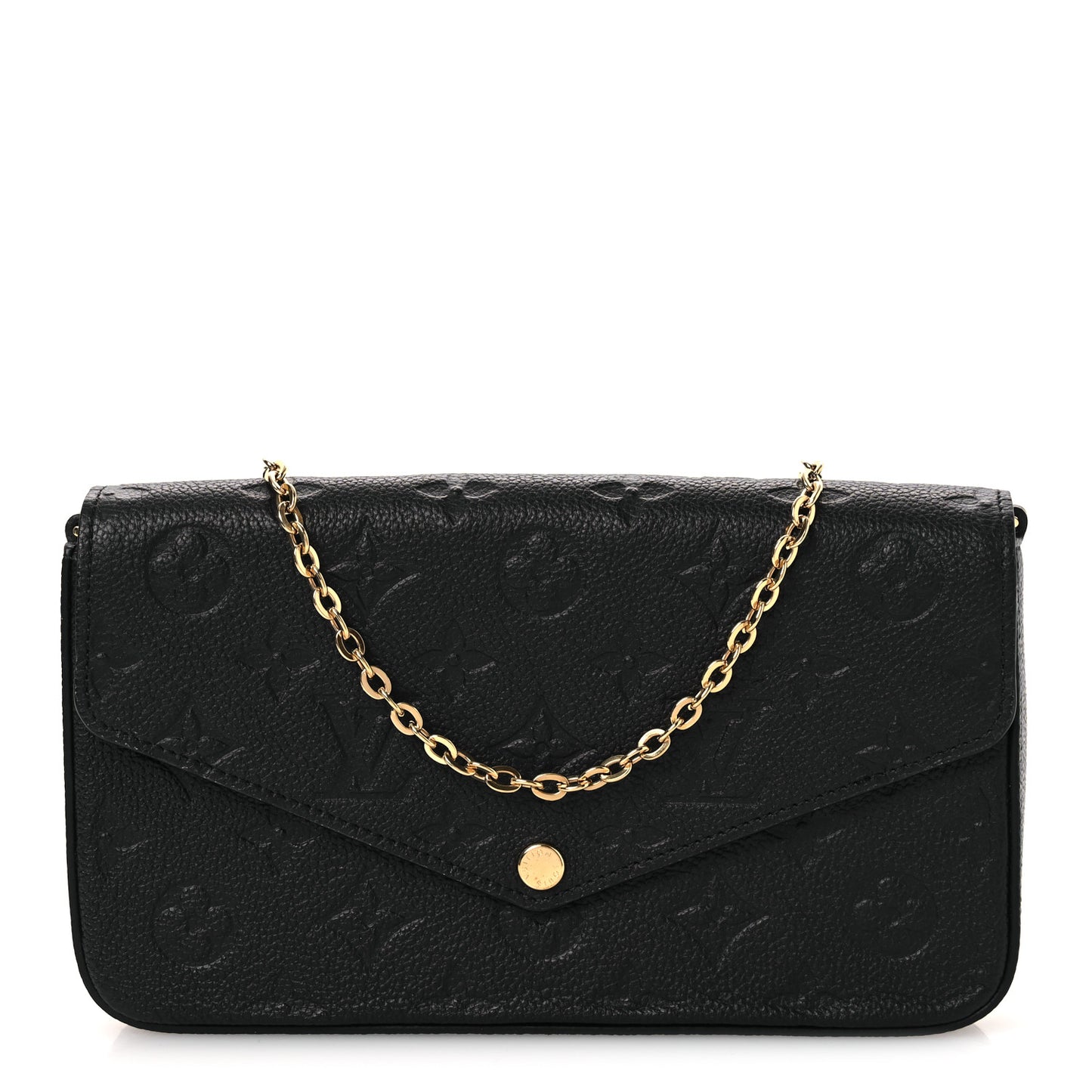 Empreinte Pochette Felicie Chain Wallet Black