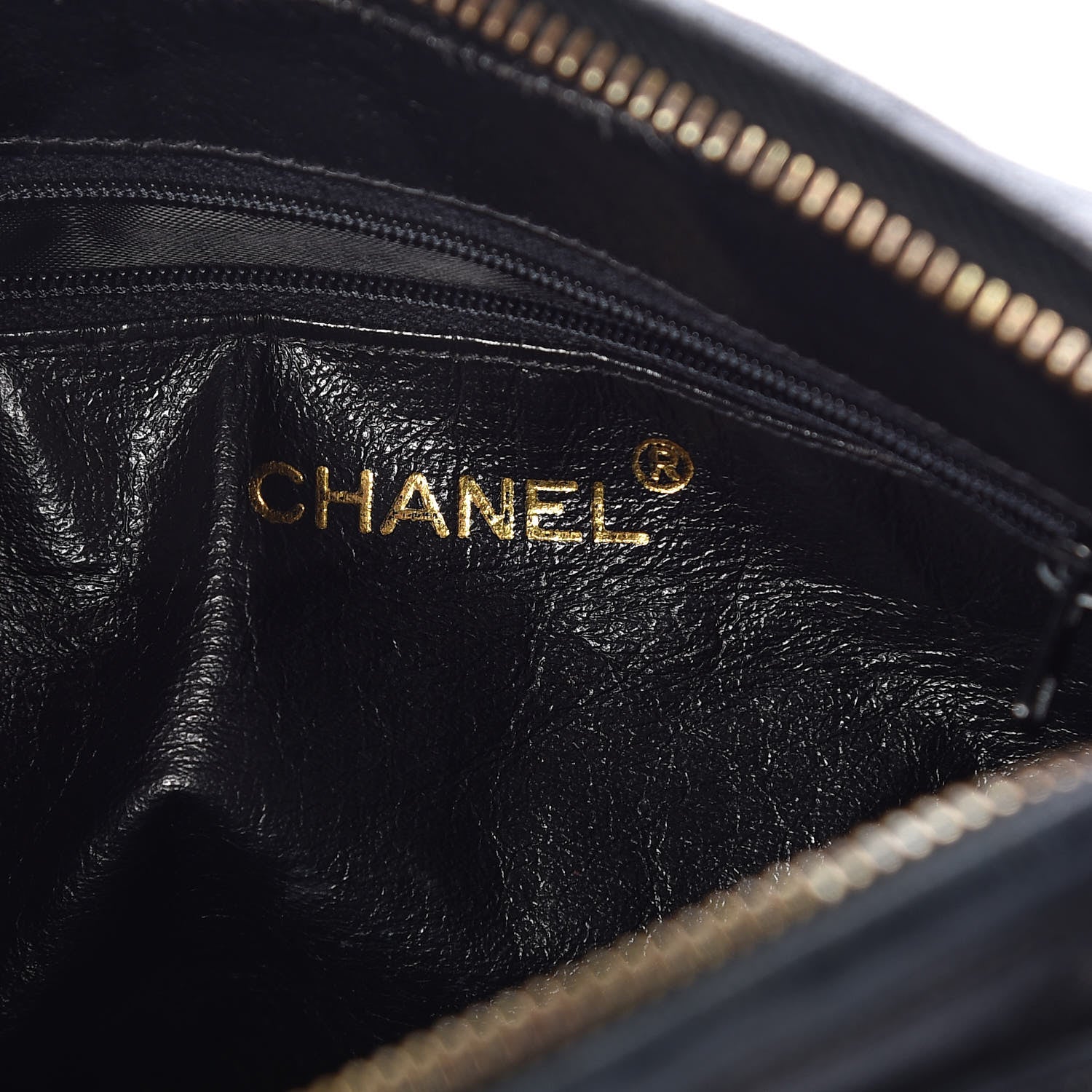 Chanel Lambskin Quilted Tassel Camera Case Pouch Black 8 of 15