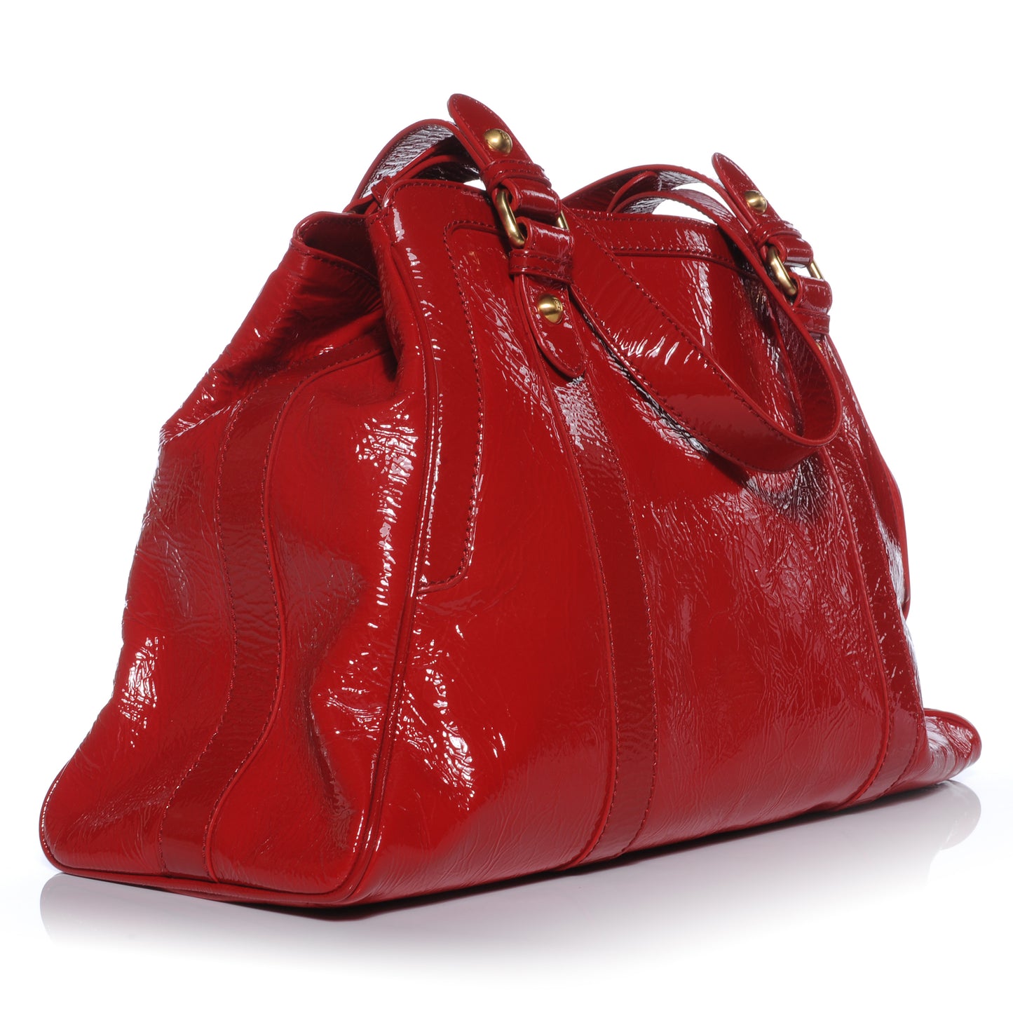 Vitello Naplak Small Bag De Jour Rosso