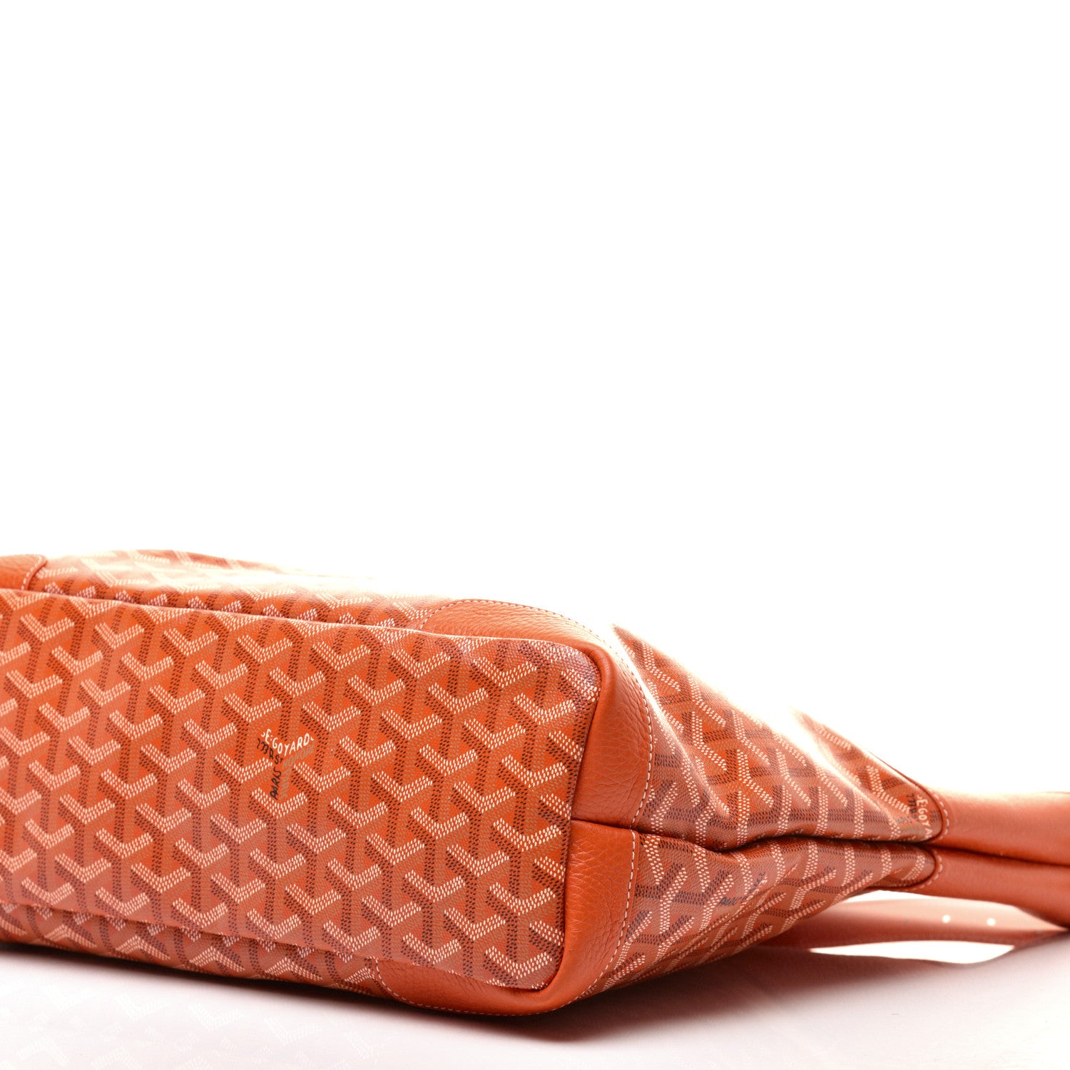 Goyard Goyardine Grenadines Hobo Orange 9 of 9