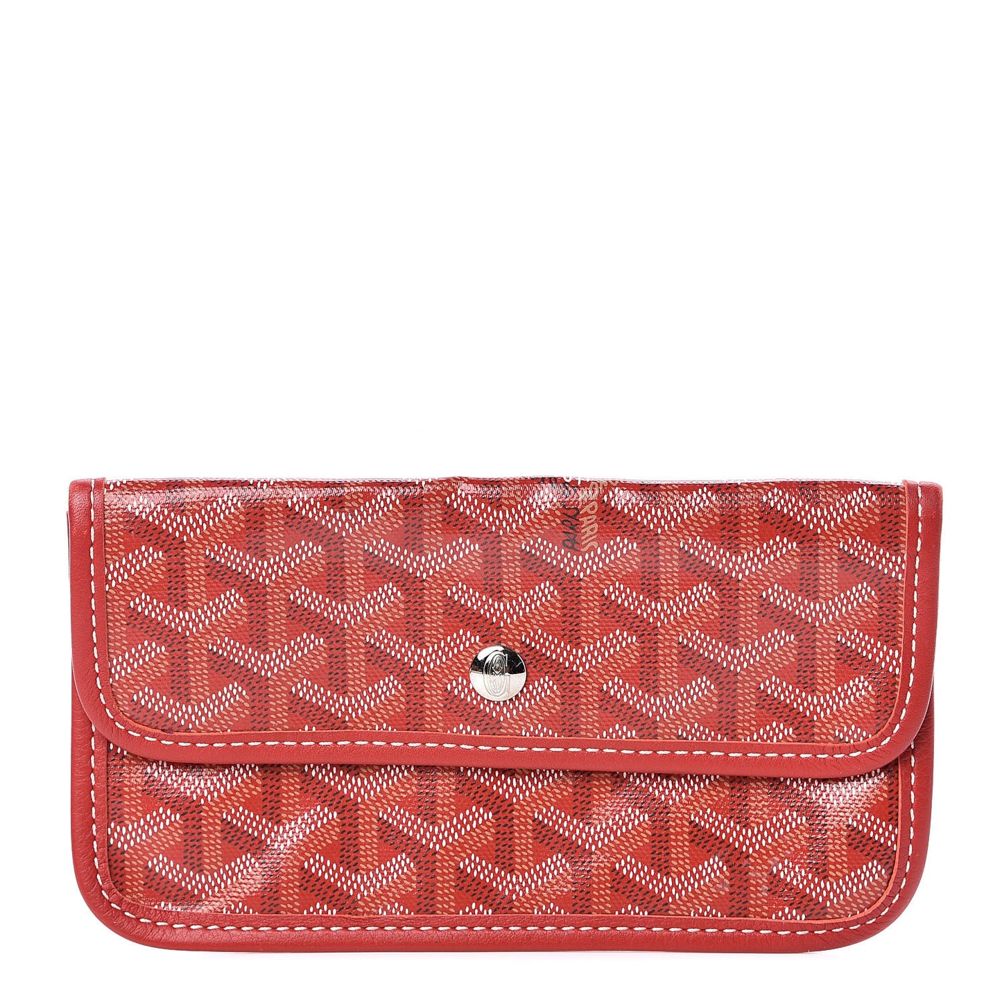 Goyardine Pouch Red