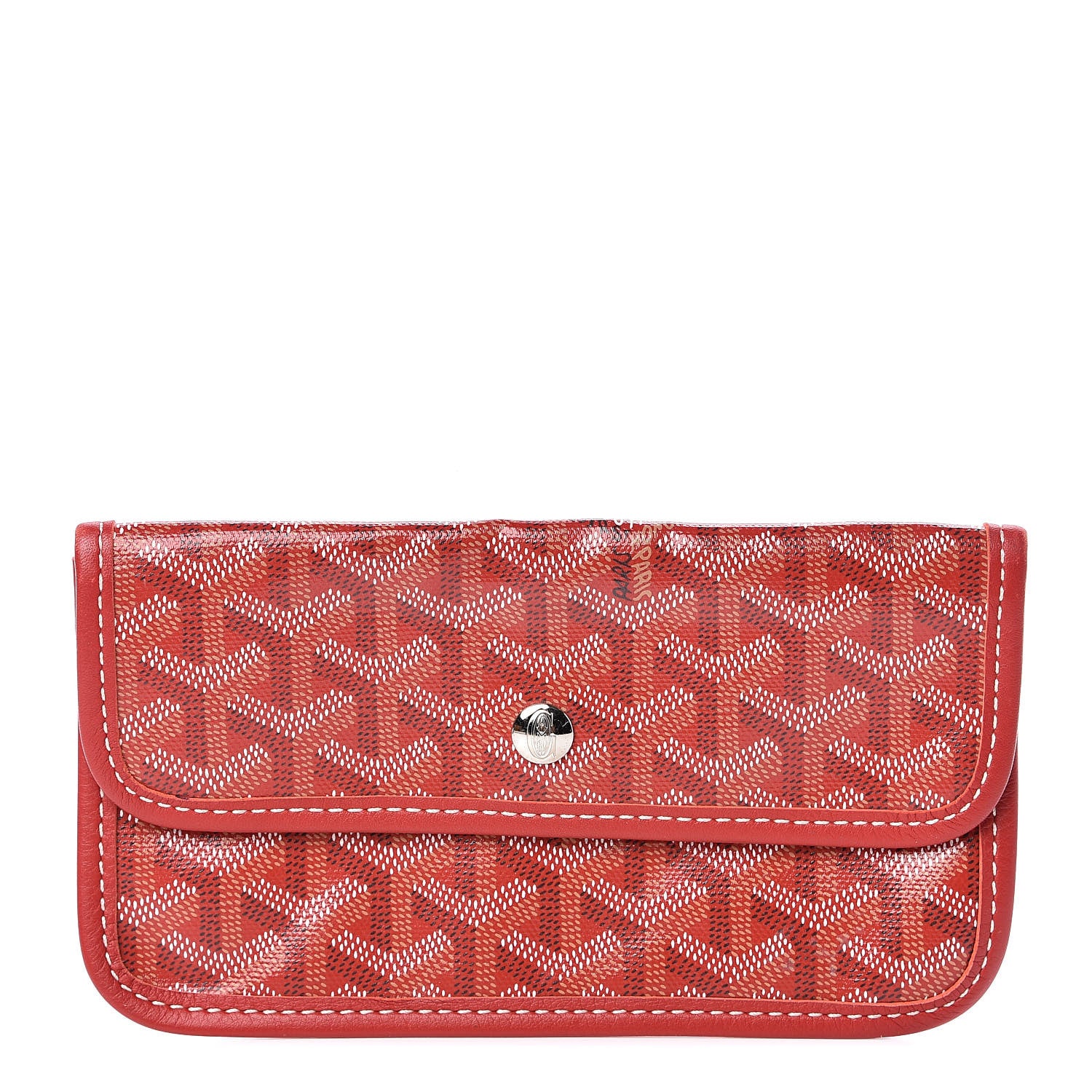 Goyard Goyardine Pouch Red 1 of 6