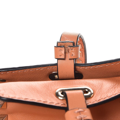 Valentino Garavani Vitello Small Rockstud Tote Orange 13 of 13
