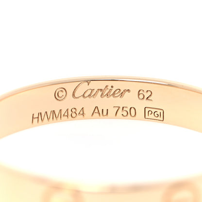 Cartier 18K Yellow Gold 3.5mm LOVE Wedding Band Ring 62 10 4 of 5