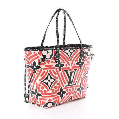 Louis Vuitton Monogram Giant Crafty Neverfull MM Creme Rouge Black 2 of 8