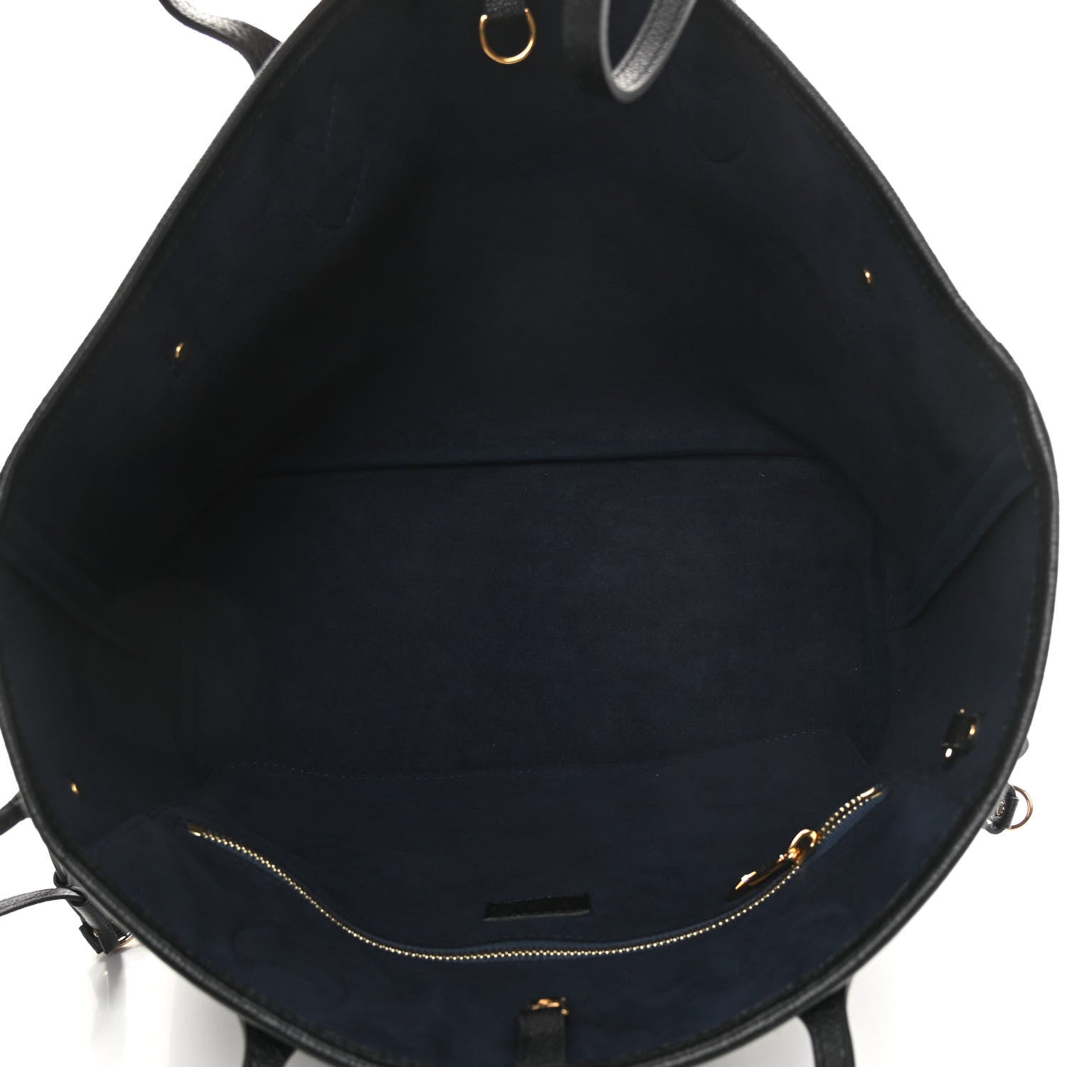 Louis Vuitton Empreinte Monogram Giant Neverfull MM Black 6 of 10